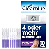 Clearblue Fruchtbarkeits-Ovulationstest-Set, 10 Tests + 1 digitaler...