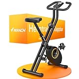 MERACH Heimtrainer Fahrrad Klappbar, Hometrainer Fahrrad mit LCD Monitor,...