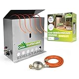 Bio Green Gas-gewächshausheizung EcoPilot, 4500 Watt, Silber,...
