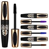 UZSUZZ 5D Wimperntusche Wasserfest, 10ml Mascara Wasserfest, Langlebige...