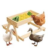 Hühnerfuttermittel - Hühnerpicknicktisch Feeder | Hölzernem...