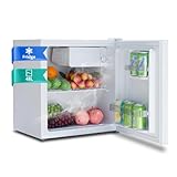 SMETA 48L Mini Kühlschrank, Klein Kühlschrank mit Gefrierfach, 230V Leise...