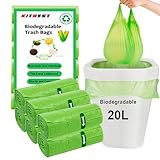 120 Kitbest Biologisch Abbaubare Müllbeutel 20L, Kleine...
