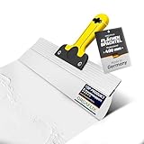 ORGAFLIX Profi Flächenspachtel 400mm (40cm) mit abgerundeten Ecken für...