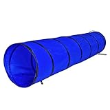 lionto Outdoor Tunnel robust für große & kleine Hunde, 200x40 cm,...