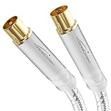 KabelDirekt – 4K Antennenkabel, Koaxialkabel, TV Kabel – Metallstecker...