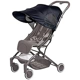 JUMUAO Sonnensegel Kinderwagen & Buggy,Universal Sonnenschutz mit...