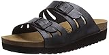 Lico BIOLINE LADY Pantolette Damen Sandale, Schwarz, 38 EU