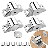 Taoduod Pack of 4 Magnetic Catch Magnetschnäpper Schrank Silber Cupboard...