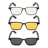 Sxhlseller Kabellose Smart-Brille, Wasserdichte IP5-Sonnenbrille,...