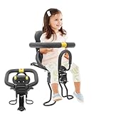 DHQCQL Fahrrad Kindersitz Vorne, Fahrrad-Kindersitz Vordersitz mit...