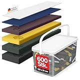 600 x INOVATEC Verglasungsklötze Glasklötze 100 x 24 x 1-6mm Trageklötze...