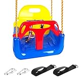 KINSPORY Kinderschaukel Babyschaukel 3 in 1 Babysitz verstellbar...