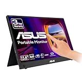 ASUS ZenScreen MB16AMTR - 15,6 Zoll tragbarer USB Touch Monitor - Full HD...