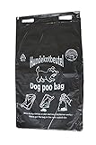 Hundekotbeutel SCHWARZ - ÖKO - schwarz bedruckt weiss - abreissbar - 20 x...