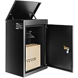 VEVOR Paketbriefkasten 39x27x52,2cm Paketbox 0,8mm verzinkter Stahl...