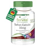 Fairvital | Safran Extrakt 30mg - 90 Kapseln mit Pantothensäure, Vitamin...