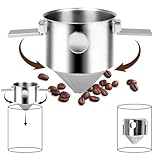 Foyucool Kaffeefilter Wiederverwendbar, Kaffeefilter Edelstahl,...