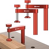 Housolution 2er-Set Schraubzwinge, 3/4 -Zoll -Hundelöcher Workbench -Clip...
