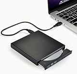 USB 2.0 Externes CD DVD Laufwerk für Laptop - Kompatibel mit Windows & Mac...