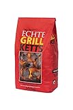 Holzkohlewerk Lüneburg Feuer&Flamme 10 kg Premium Holzkohle Grillketts -...