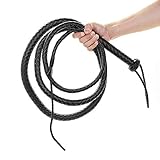 SMspade 2,4m Lange Luxuriöse Microfaser Sexspielzeug Peitsche Bullwhip...