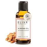 ELIXR Mandelöl 100ml I Naturreines Mandelöl für Kosmetik I Basisöl für...