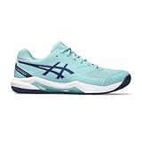 ASICS Herren Gel-Dedicate 8 Padel Sneaker, Teal Tint Thunder Blue, 45 EU