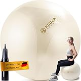 KIANA SPORTS® Gymnastikball & Sitzball - 4 Größen - Deutsche Entwicklung...