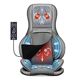 COMFIER Shiatsu Massagesitzauflage mit Knet Rollen Vibration und...