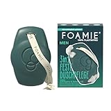 Foamie Men 3in1 Feste Duschpflege Back to the Roots | Für Körper, Gesicht...