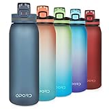 Opard Trinkflasche Sport 900ml -Wasserflasche aus Tritan BPA-Frei,...