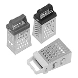 Gatuida 3 Stück Teiliges Multi funktions gemüsereibe aus Edelstahl Robust...