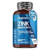 Zink - 400 vegane Tabletten - 1+ Jahr Vorrat - Für Fruchtbarkeit,...