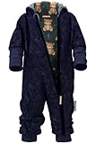 Fuchs & Kiwi Walkoverall Baby Jungen - Natur Schurwolle & Jersey Futter –...