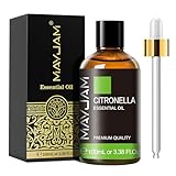 MAYJAM Citronella Ätherisches Öl 100ML, Zitronengrasöl-1 für Diffusor,...