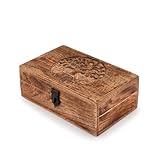 Samhita Handgefertigte Mangoholz Baum des Lebens Gravur Wunderschön...
