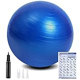 flintronic Gymnastikball, 65 cm Ultra-Dicker Anti-Explosions-Yoga-Ball mit...