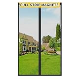HOFUDON Fliegengitter Balkontür Magnet,100x210cm extra Stärkere Magneten...