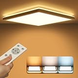 Epochglo LED Deckenleuchte Dimmbar mit Fernbedienung, Flach LED Panel 24 W,...