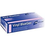 Meditrade BlueGen Untersuchungshandschuhe, Vinyl, Größe XL, Blau