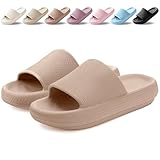 BAXIWUY Badelatschen Damen Badeschuhe Herren Schlappen Badeschlappe...