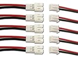 VUNIVERSUM 5 Paare 10 Stück Micro JST PH 2.0 2PIN Rastermaß 2mm...