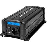 Wechselrichter 12V auf 230V 1000W Reiner Sinus – ideal für Wohnmobil,...