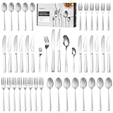 Deleca Edelstahl Besteckset 12 Personen Essential mit Steakmesser...