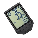 Parliky Drahtloser Wasserdichter Fahrradcomputer mit Nachtlicht Kabelloser...