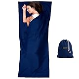 Venprodium Hüttenschlafsack, Hüttenschlafsack Ultraleicht, 2in1...