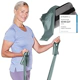 TheraBand 2,50m inkl. Türanker + Tasche grün | Widerstand 2,1kg |...