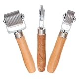 EPIGEIST Holzgriff Reifenreparatur Roller Satz 3 Größen 6/20/40Mm...