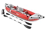 Intex Excursion Pro Kayak, Super Tough Laminate with Oars and Pump,...